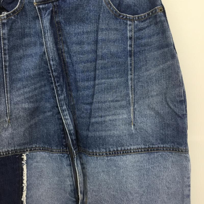 ジーナシス JEANASIS スカート ロングスカート M 無地 青 / ブルー /  レディース USED 古着 中古 10129343