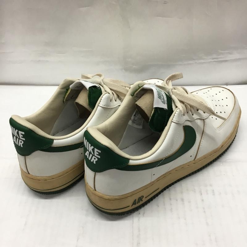 ナイキ NIKE スニーカー スニーカー DZ4764-133 WMNS AIR FORCE 1 07 LV8 28cm 28.0cm ロゴ、文字 白 / ホワイト / X 緑 / グリーン /  メンズ USED 古着 中古 10106861