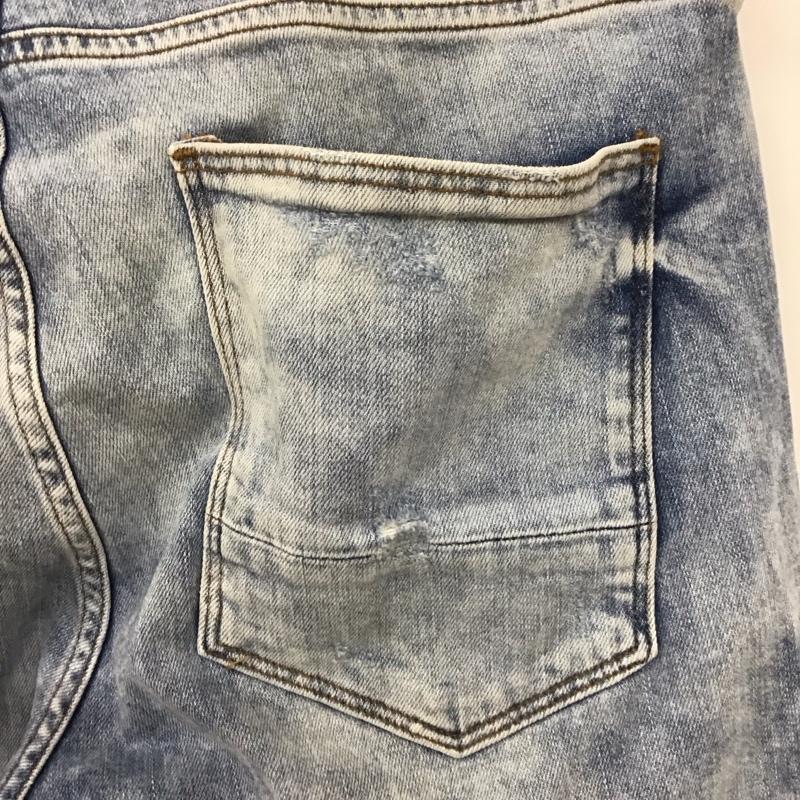 ザラ ZARA パンツ デニム、ジーンズ デニムパンツ スリムパンツ ストレッチパンツ ジーンズ 44 無地 インディゴ / インディゴ /  メンズ USED 古着 中古 10116389