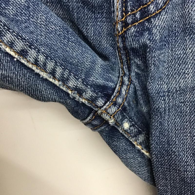リーバイストラウスアンドコー Levi Strauss & co. パンツ デニム、ジーンズ デニムパンツ ワイドパンツ カジュアルパンツ 35インチ 無地 インディゴ / インディゴ /  メンズ USED 古着 中古 10140628
