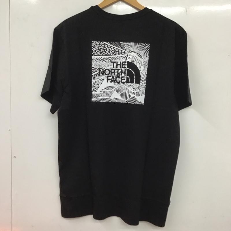 ザノースフェイス THE NORTH FACE Tシャツ 半袖 NF0A87NVJK3 Redbox Celebration Tee L ロゴ、文字 X プリント 黒 / ブラック /  メンズ USED 古着 中古 10132477