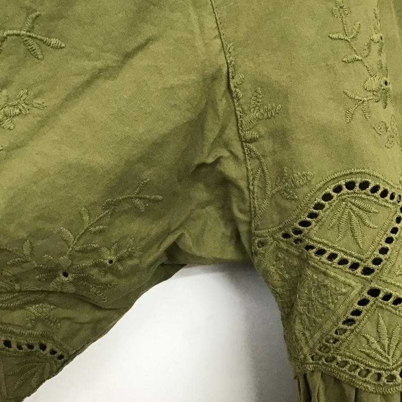 サマンサモスモス Samansa Mos2 チュニック 半袖 FREE 無地 カーキ / カーキ /  レディース USED 古着 中古 10144019