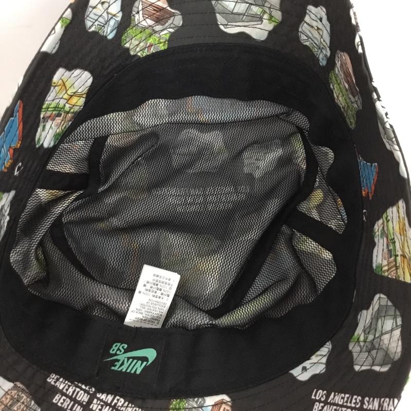 ナイキ NIKE 帽子 ハット 743498-010 バケットハット 総柄 マルチカラー / マルチカラー /  メンズ USED 古着 中古 10130238