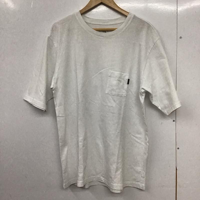 ザノースフェイス THE NORTH FACE Tシャツ 半袖 nt32408z コットンポケットTシャツ プリントTシャツ M 無地 白 / ホワイト /  メンズ USED 古着 中古 10150932
