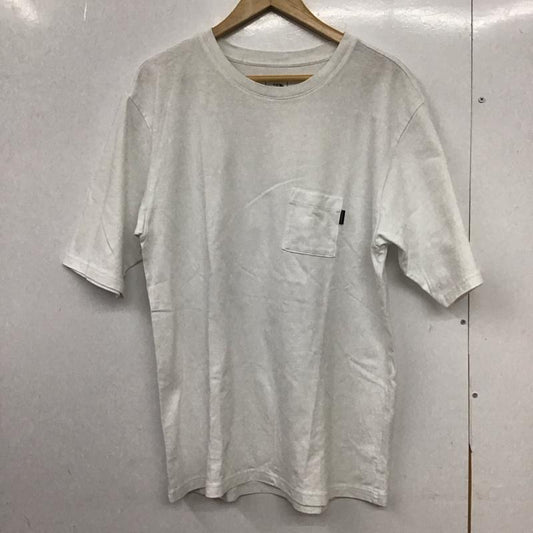 ザノースフェイス THE NORTH FACE Tシャツ 半袖 nt32408z コットンポケットTシャツ プリントTシャツ M 無地 白 / ホワイト /  メンズ USED 古着 中古 10150932