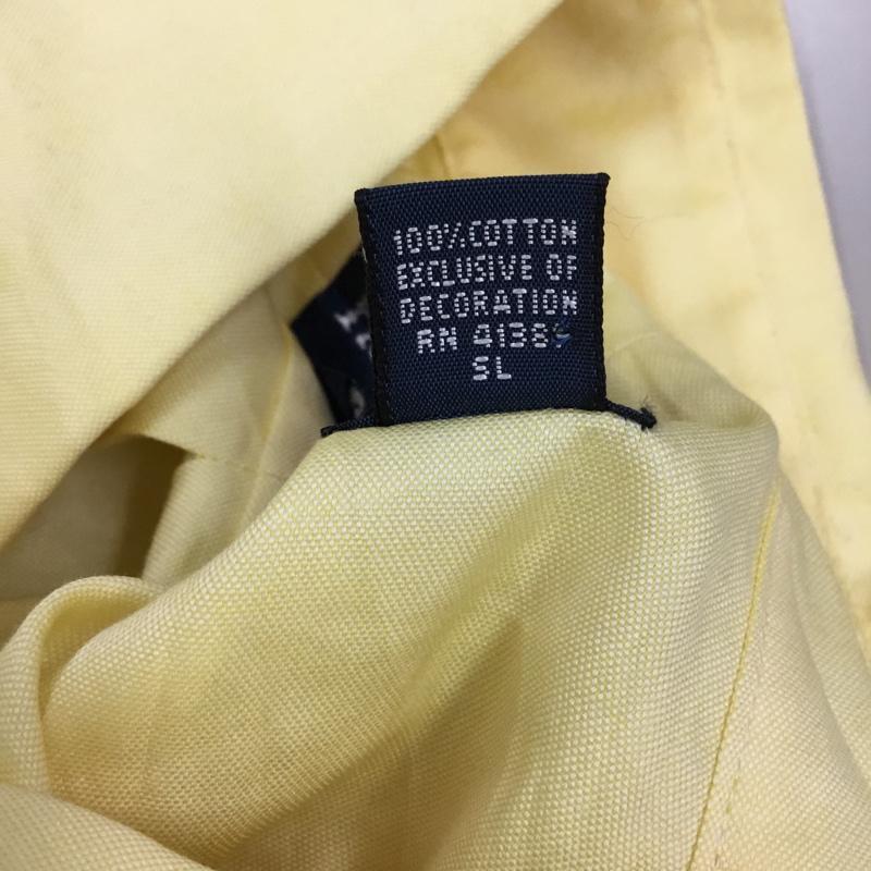 ラルフローレン RALPHLAUREN シャツ、ブラウス 長袖 長袖シャツ カラーシャツ ボタンダウンシャツ 長袖カットソー ロゴ、文字 黄 / イエロー /  メンズ USED 古着 中古 10115121