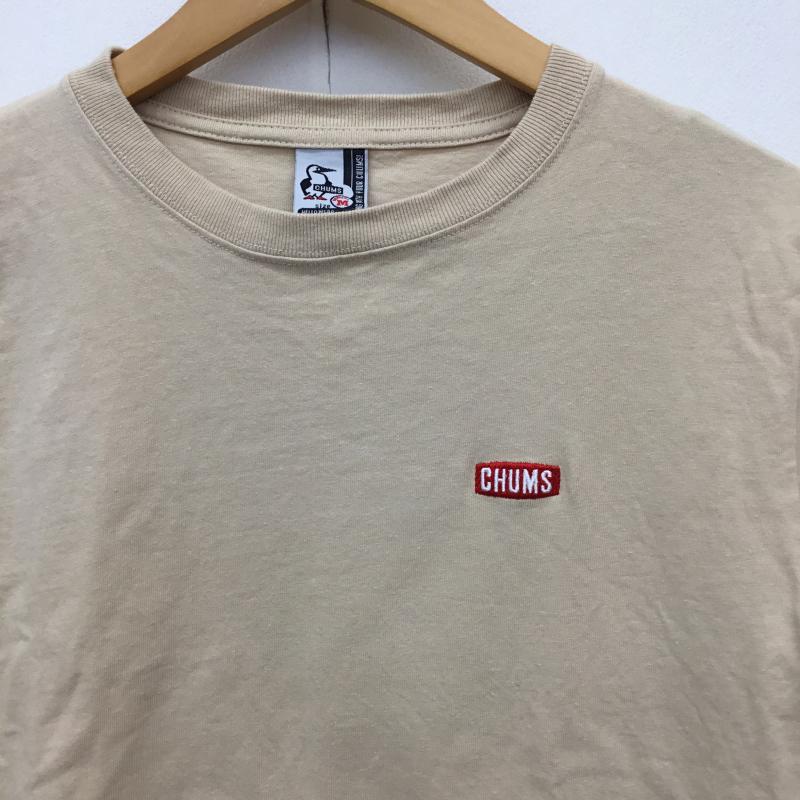 チャムス CHUMS Tシャツ 半袖 CH11-1012 M プリント ベージュ / ベージュ /  レディース USED 古着 中古 10141335