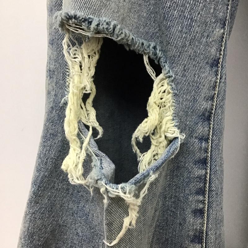 ジュエティ jouetie パンツ デニム、ジーンズ 082212400101-02 デニムパンツ ストレートパンツ ワイドパンツ カジュアルパンツ M 無地 インディゴ / インディゴ /  レディース USED 古着 中古 10114514
