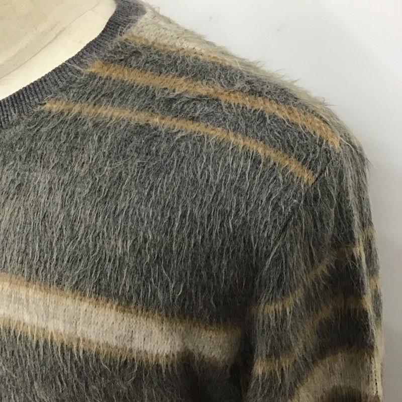 ザラ ZARA ニット、セーター 長袖 長袖ニットカットソー ニット セーター クルーネックニット M プリント マルチカラー / マルチカラー /  メンズ USED 古着 中古 10118308
