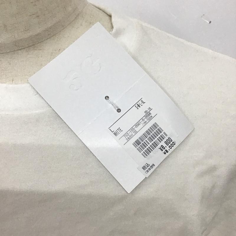 ツージー 2G Tシャツ 半袖 半袖カットソー プリントTシャツ クルーネックカットソー L ロゴ、文字 白 / ホワイト /  メンズ USED 古着 中古 10113654