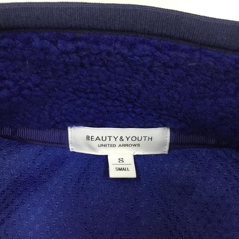 ビューティアンドユースユナイテッドアローズ BEAUTY&YOUTH UNITED ARROWS ジャケット、上着 ジャンパー、ブルゾン 1227-180-0649 ボアジップブルゾン ジップアップジャケット アウター S 無地 青 / ブルー /  メンズ USED 古着 中古 10111322
