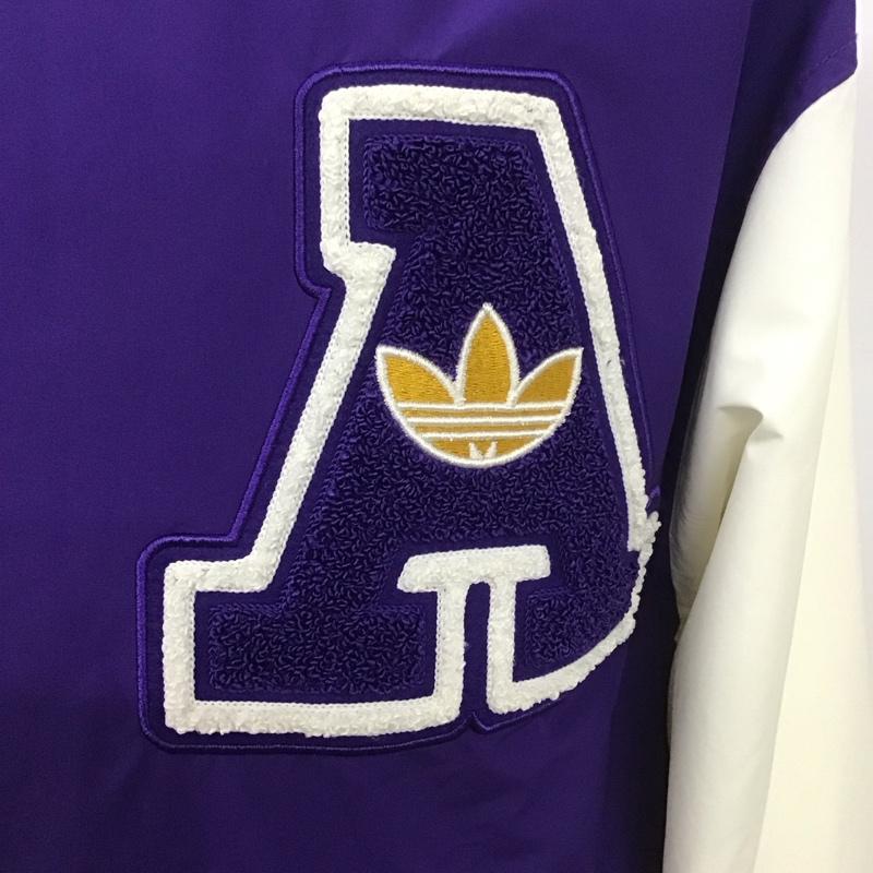 アディダス adidas ジャケット、上着 ジャンパー、ブルゾン IU4792 RIFTA ボンバージャケット S 無地 白 / ホワイト / X 紫 / パープル /  メンズ USED 古着 中古 10106371