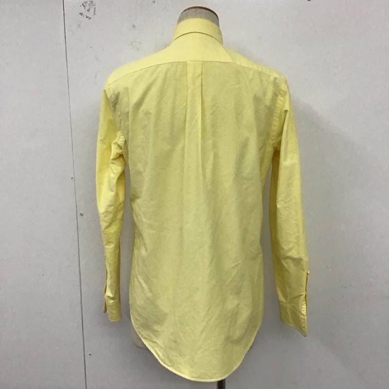 ラルフローレン RALPHLAUREN シャツ、ブラウス 長袖 長袖シャツ 無地シャツ カラーシャツ ボタンダウン S ロゴ、文字 黄 / イエロー /  メンズ USED 古着 中古 10127988