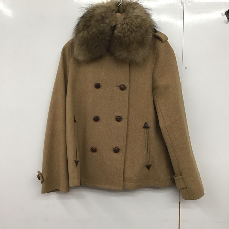レイビームス Ray BEAMS コート コート一般 6319-0024-1690 ファー付きコート 1 無地 ベージュ / ベージュ /  レディース USED 古着 中古 10142520