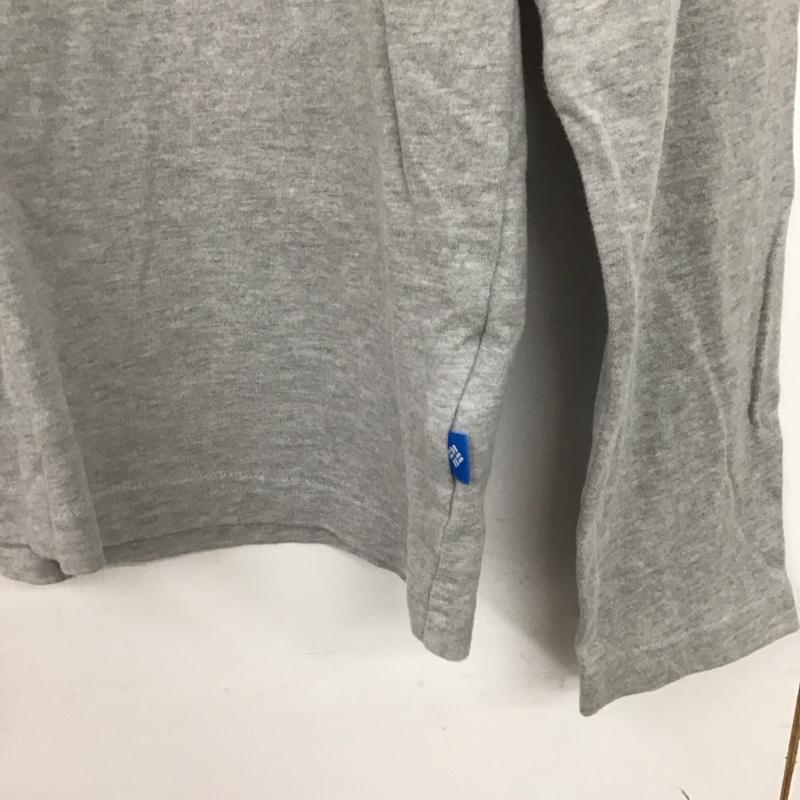 コロンビア Columbia カットソー 長袖 長袖カットソー プリントカットソー クルーネック M プリント 灰 / グレー /  メンズ USED 古着 中古 10148147