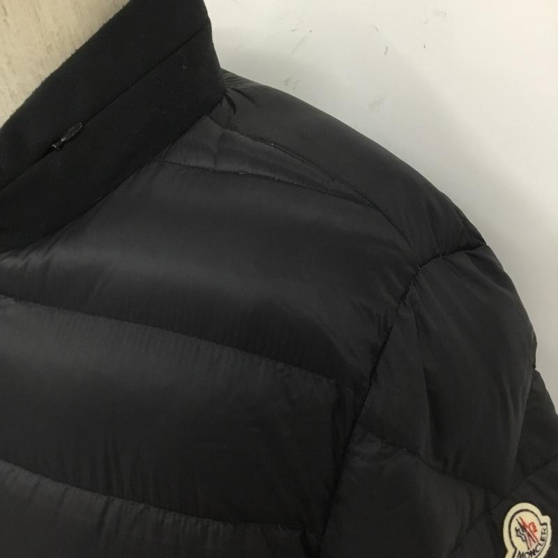 モンクレール MONCLER ジャケット、上着 ジャンパー、ブルゾン ジップアップジャケット ダウンジャケット カジュアルジャケット アウター 5 無地 黒 / ブラック /  メンズ USED 古着 中古 10109511