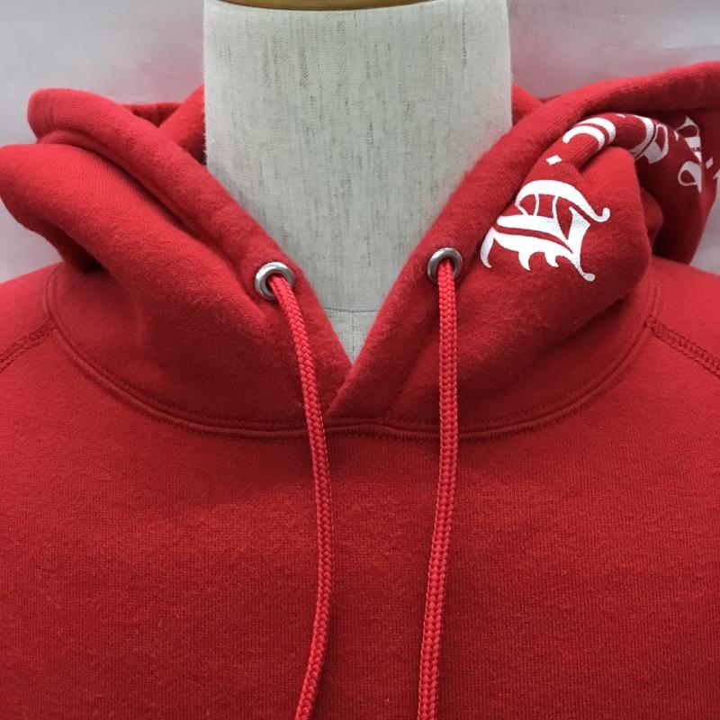 フィンダーズ キーパーズ Finders Keepers パーカー 長袖 40331603 FK-HOODIE 裏起毛 プルオーバー L ロゴ、文字 赤 / レッド /  メンズ USED 古着 中古 10119173