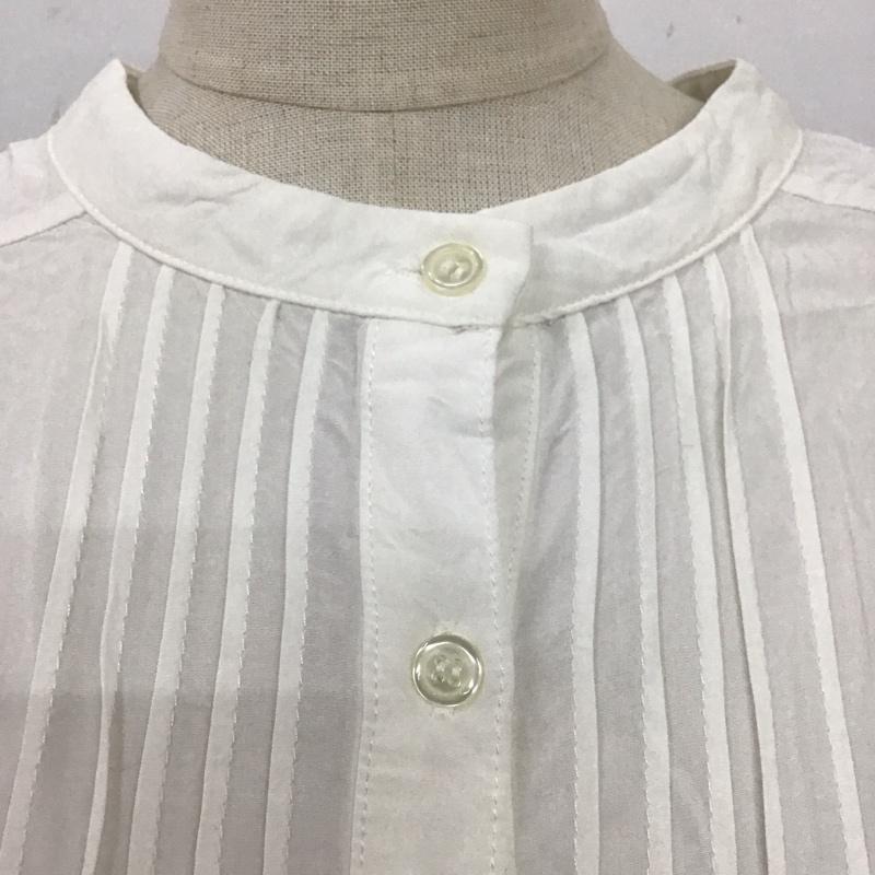 アントマリーズ Aunt Marie s ワンピース ロングスカート AMZAM0720002 ピンタックフレンチスリーブシャツワンピース FREE 無地 白 / ホワイト /  レディース USED 古着 中古 10114024