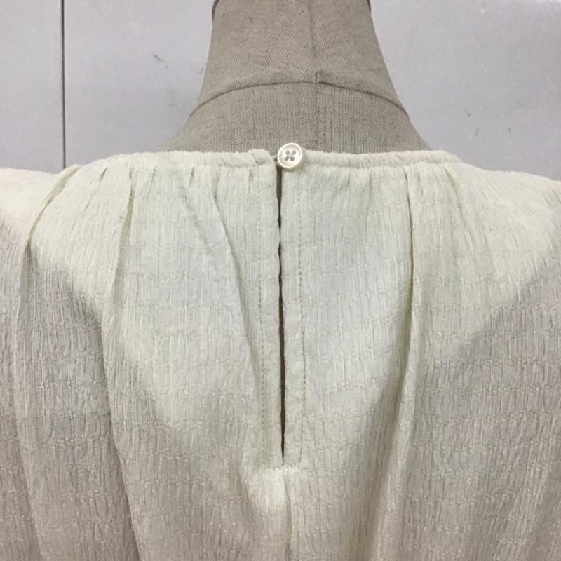 マウジー MOUSSY ワンピース ロングスカート 010ESA80-1100 WAIST SHIRRING CUT DRESS シャーリング FREE 無地 アイボリー / アイボリー /  レディース USED 古着 中古 10112950