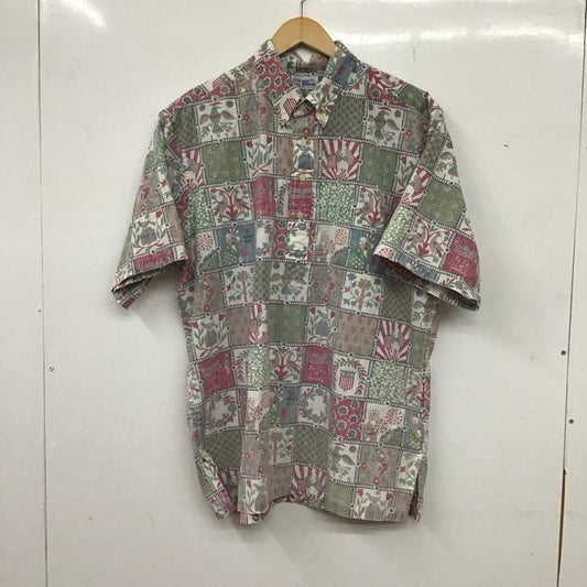 レインスプーナー reyn spooner シャツ、ブラウス 半袖 半袖シャツ プリントシャツ ポケットシャツ ボタンダウンシャツ プリント マルチカラー / マルチカラー /  メンズ USED 古着 中古 10135966