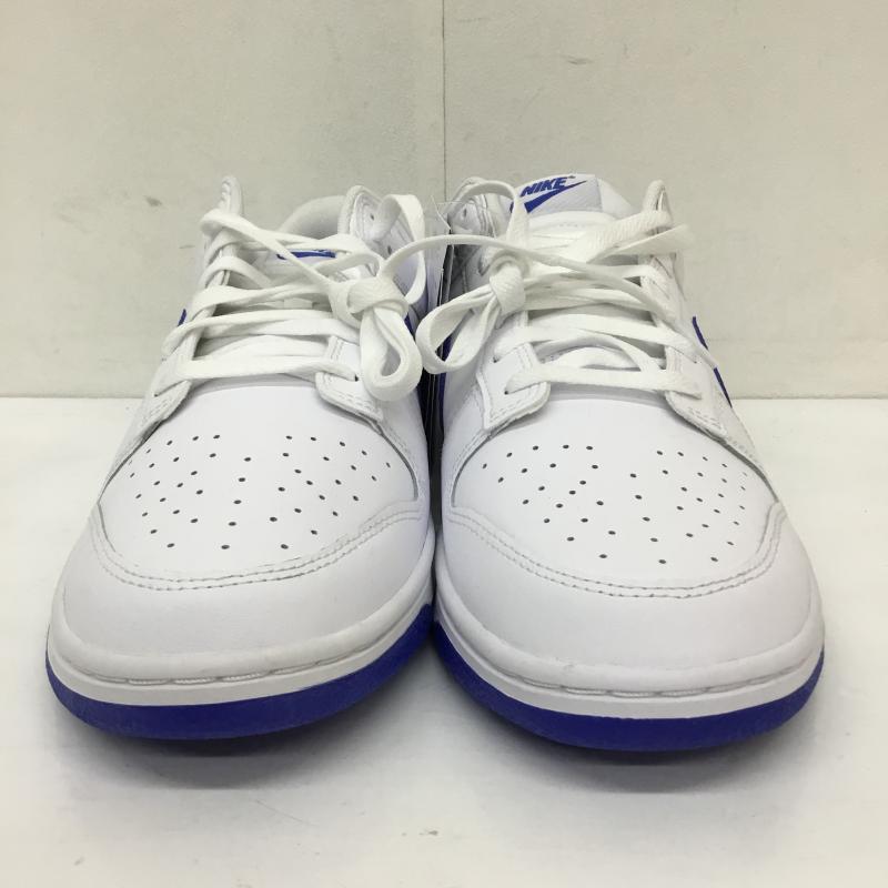 ナイキ NIKE スニーカー スニーカー DV0831-104 Dunk Low Retro Hyper Royal 29.5cm ロゴ、文字 白 / ホワイト /  メンズ USED 古着 中古 10133957