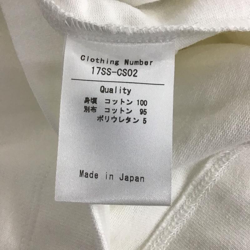 アレフルード A(LeFRUDE)E Tシャツ 半袖 半袖カットソー プリントTシャツ クルーネックカットソー M ロゴ、文字 白 / ホワイト /  メンズ USED 古着 中古 10139036
