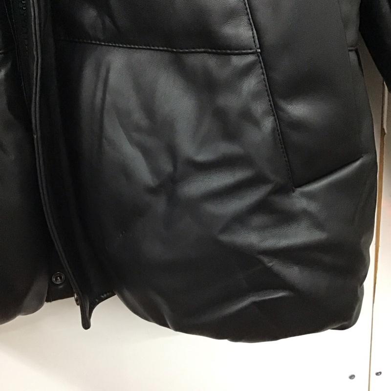 ザラ ZARA ジャケット、上着 ジャンパー、ブルゾン L 無地 黒 / ブラック /  メンズ USED 古着 中古 10142254