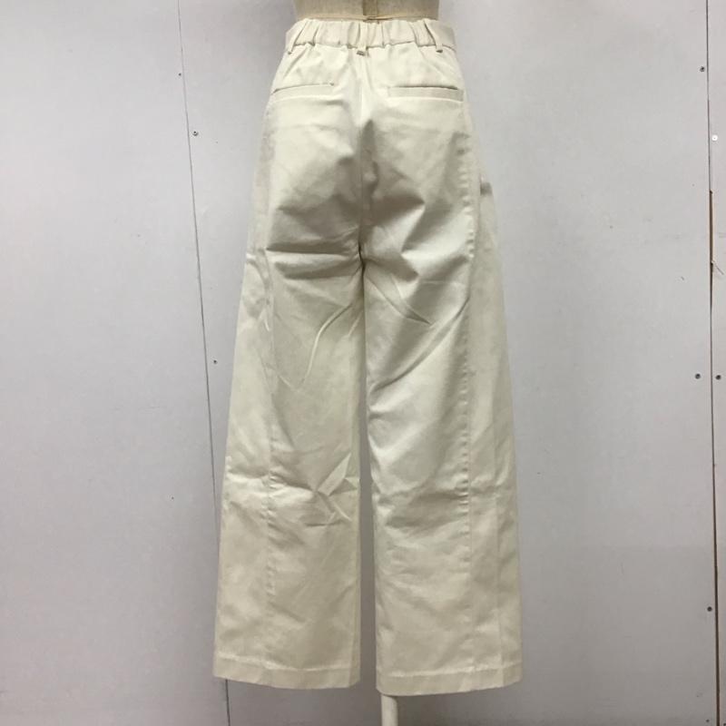 ジーナシス JEANASIS パンツ チノパン JS050548MC ストレートパンツ FREE 無地 オフホワイト / オフホワイト /  レディース USED 古着 中古 10123090