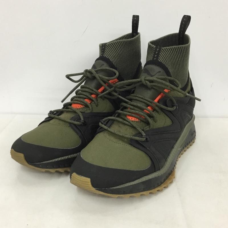プーマ PUMA スニーカー スニーカー 36374703 TSUGI KORI 27cm 27.0cm ワンポイント カーキ / カーキ / X 黒 / ブラック /  メンズ USED 古着 中古 10139975