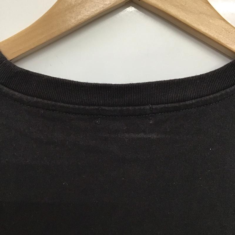 ローリーズファーム LOWRYS FARM Tシャツ 七分袖 FREE 無地 X ロゴ、文字 黒 / ブラック /  レディース USED 古着 中古 10150917