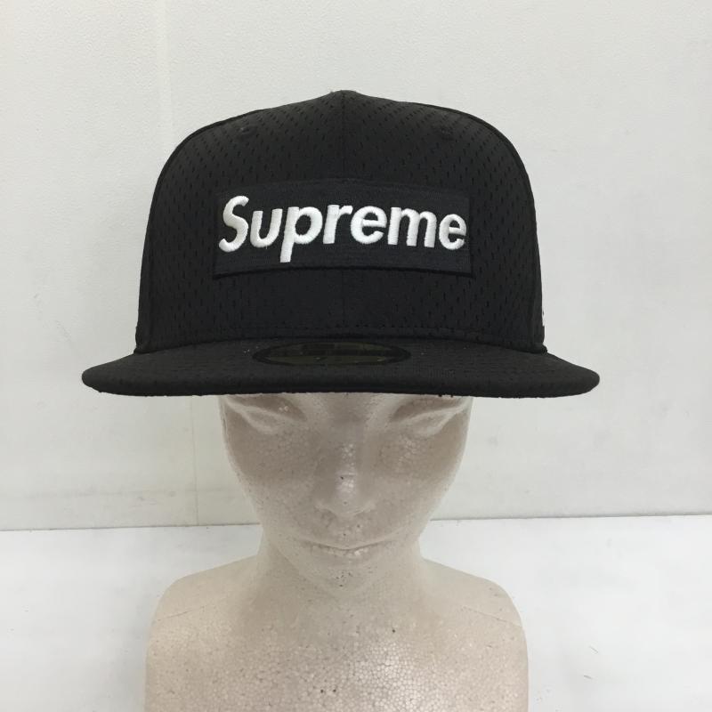 シュプリーム Supreme 帽子 キャップ New Era ニューエラ 18SS Mesh Box Logo Cap ロゴ、文字 X 刺繍 黒 / ブラック /  メンズ USED 古着 中古 10105901