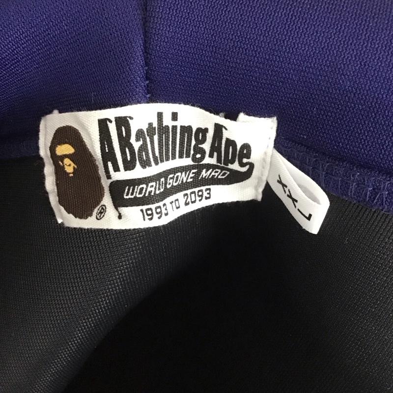 エーエイプバイアベイシングエイプ AAPE BY A BATHING APE パーカー 長袖 ジップアップパーカー 長袖パーカー フード付きパーカー XXL ロゴ、文字 紺 / ネイビー /  メンズ USED 古着 中古 10107436