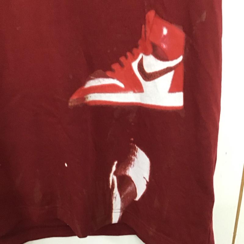 エアジョーダン AIR JORDAN Tシャツ 半袖 hq2666-687 MJSTMT1985SSCRWGELJDAY プリントTシャツ XL プリント えんじ / ワインレッド /  メンズ USED 古着 中古 10132597