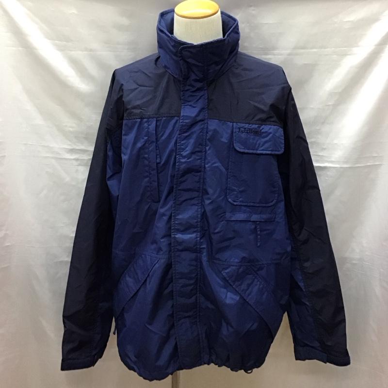 エルエルビーン L.L.Bean ジャケット、上着 ジャケット、ブレザー FG37 ナイロンジャケット XL ロゴ、文字 青 / ブルー /  メンズ USED 古着 中古 10122596