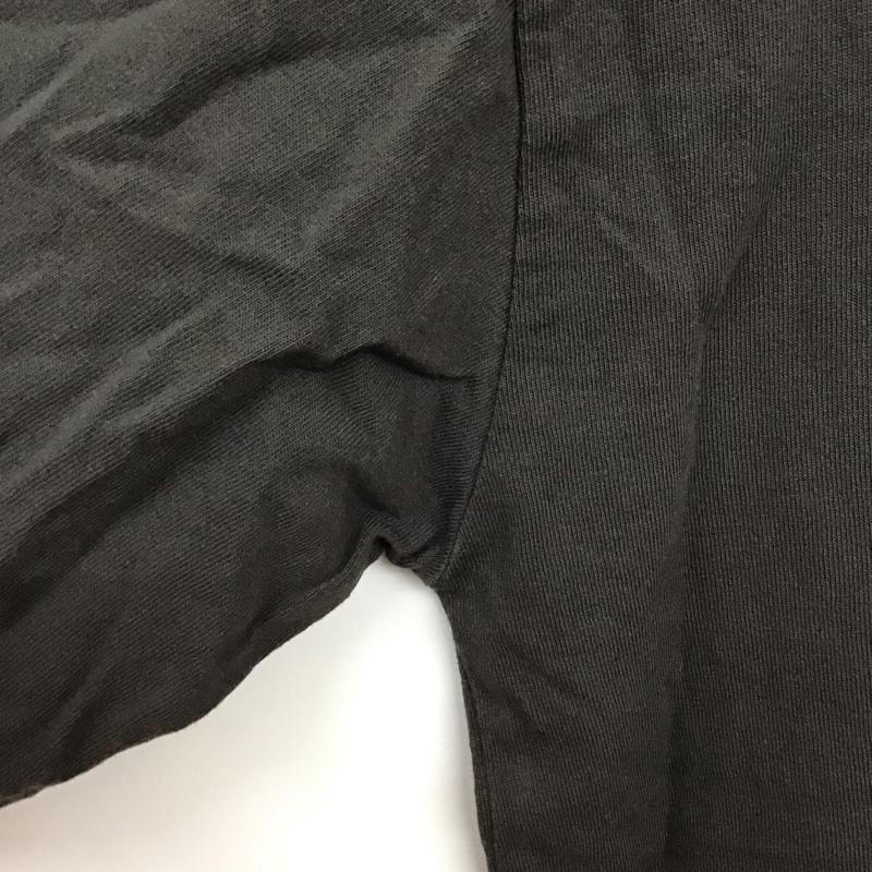 パブリュクス PUBLUX Tシャツ 半袖 半袖カットソー プリントTシャツ クルーネックカットソー L ロゴ、文字 黒 / ブラック /  メンズ USED 古着 中古 10130930