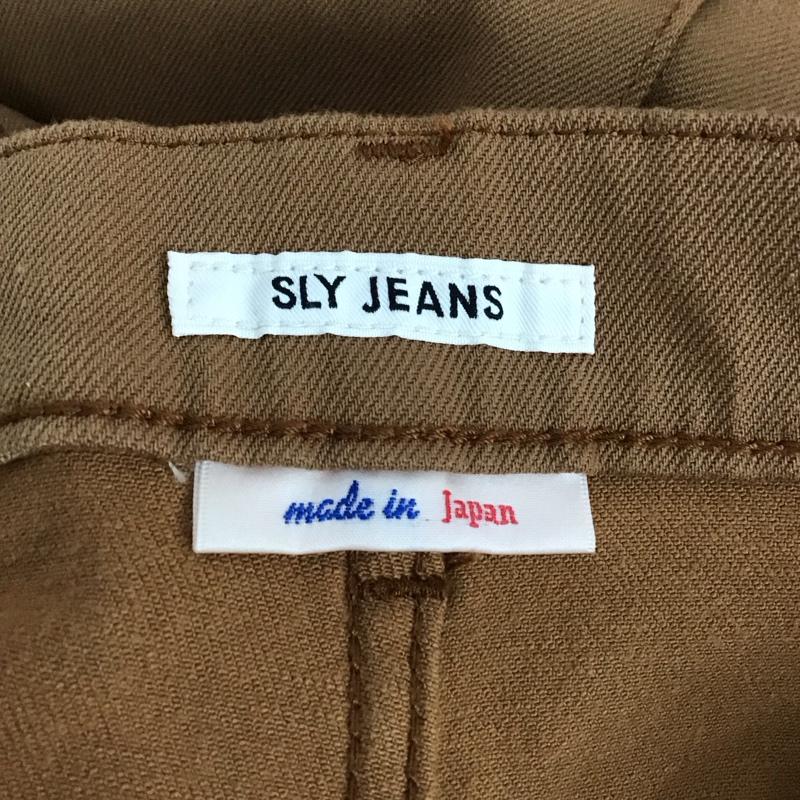 スライ SLY ボトムス ボトムス 030ESZ12-3760 WASH ME HW PINTUCK FLARE PT-E フレアパンツ 26 無地 茶 / ブラウン /  レディース USED 古着 中古 10120147