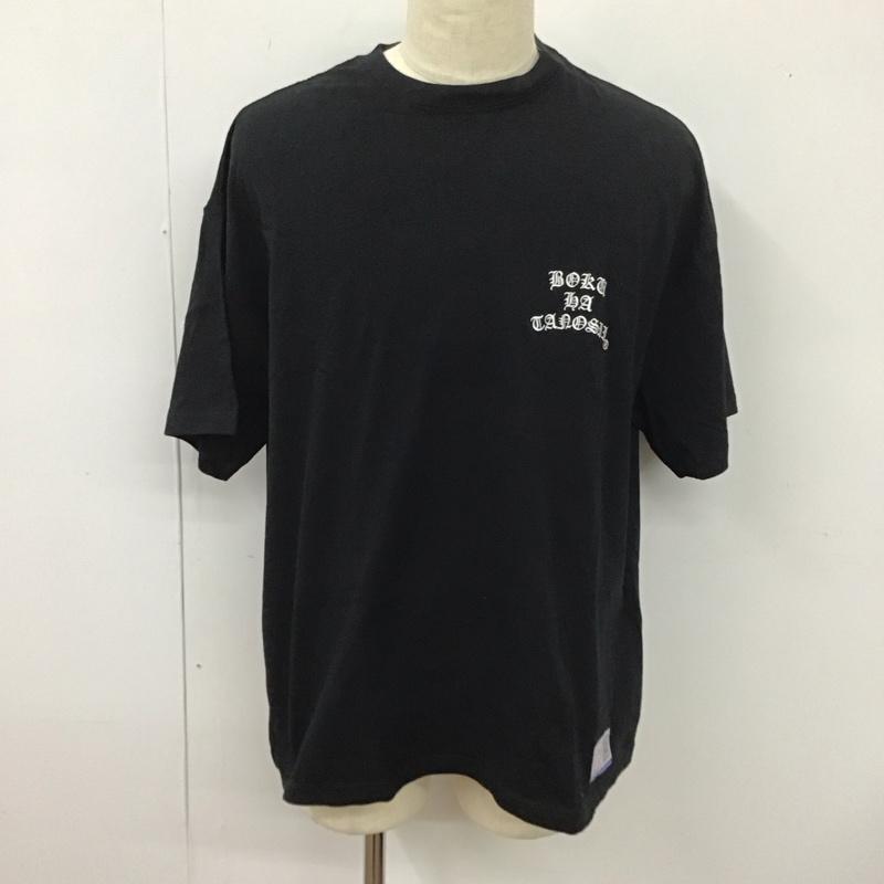フリークスストア FREAK S STORE Tシャツ 半袖 半袖カットソー プリントTシャツ クルーネックカットソー L ロゴ、文字 黒 / ブラック /  メンズ USED 古着 中古 10113646
