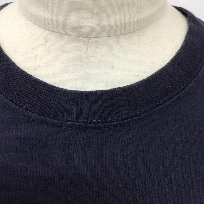 ハードロックカフェ HARD ROCK CAFE Tシャツ 半袖 半袖カットソー プリントTシャツ クルーネックカットソー ロゴ、文字 紺 / ネイビー /  メンズ USED 古着 中古 10126669