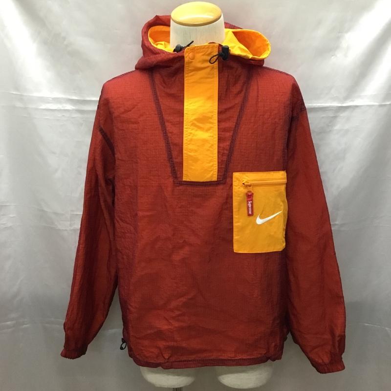 シュプリーム Supreme パーカー 長袖 20AW Supreme×NIKE JewelReversibleRipstopAnorak プルオーバー リバーシブル S ロゴ、文字 橙 / オレンジ /  メンズ USED 古着 中古 10109411