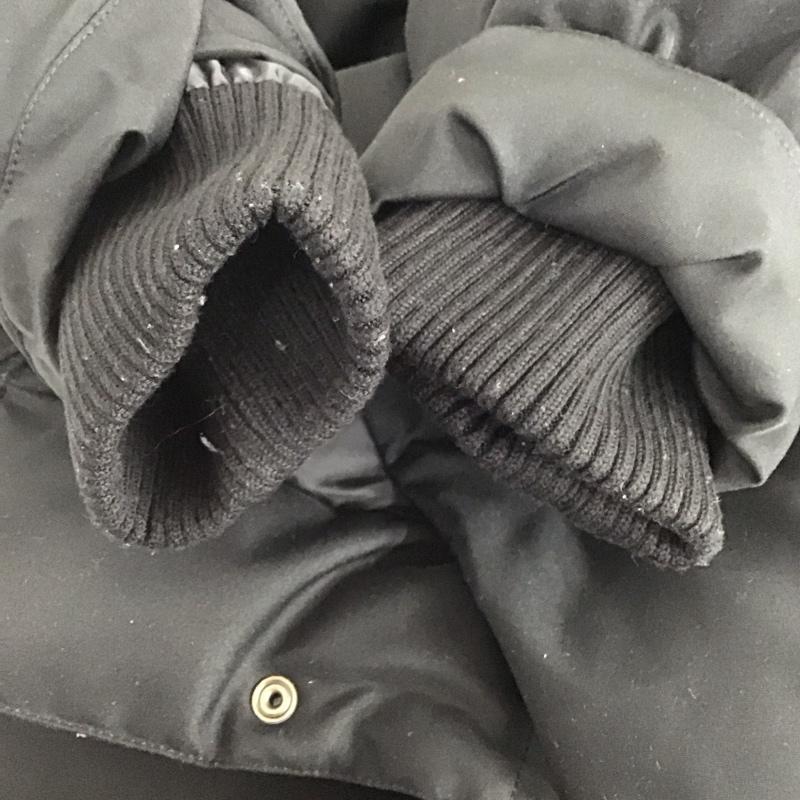 ナチュラルビューティーベーシック NATURAL BEAUTY BASIC コート ダウンコート 017-7252101 ロングダウンジャケット フェザー L 無地 黒 / ブラック /  レディース USED 古着 中古 10146594