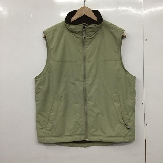 エルエルビーン L.L.Bean ベスト ベスト ジップアップベスト ノースリーブカットソー アウター 00s M 無地 ベージュ / ベージュ /  メンズ USED 古着 中古 10149163
