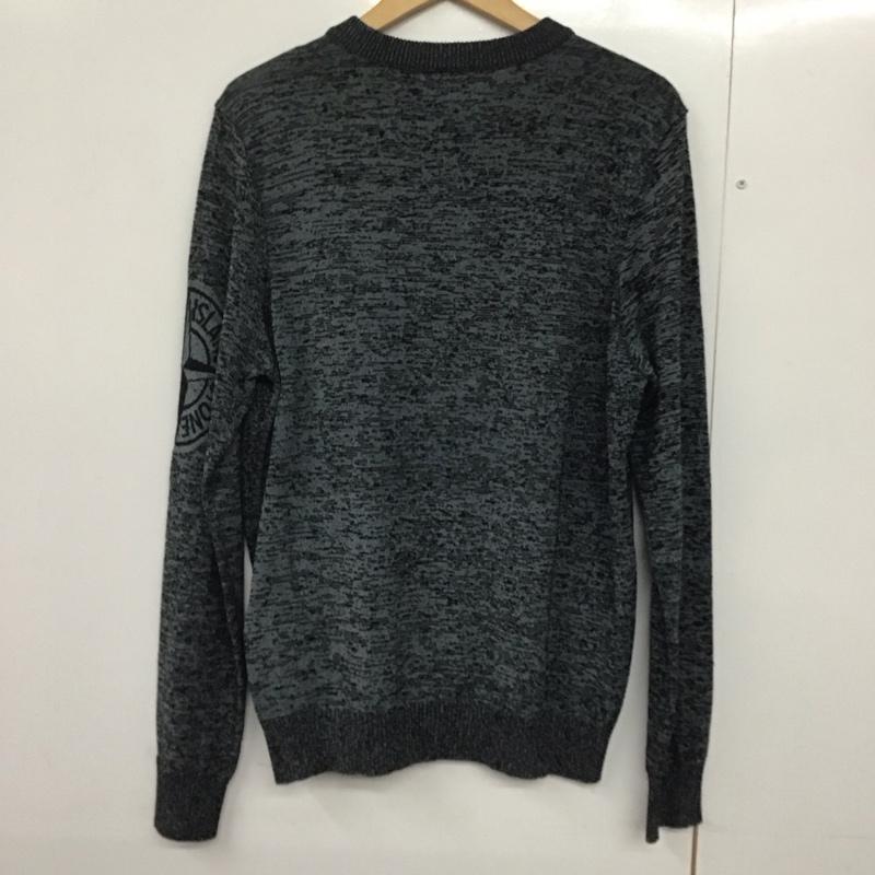 ストーンアイランド STONE ISLAND ニット、セーター 長袖 7215564d7 長袖ニット クルーネックカットソー セーター L ロゴ、文字 マルチカラー / マルチカラー /  メンズ USED 古着 中古 10142093