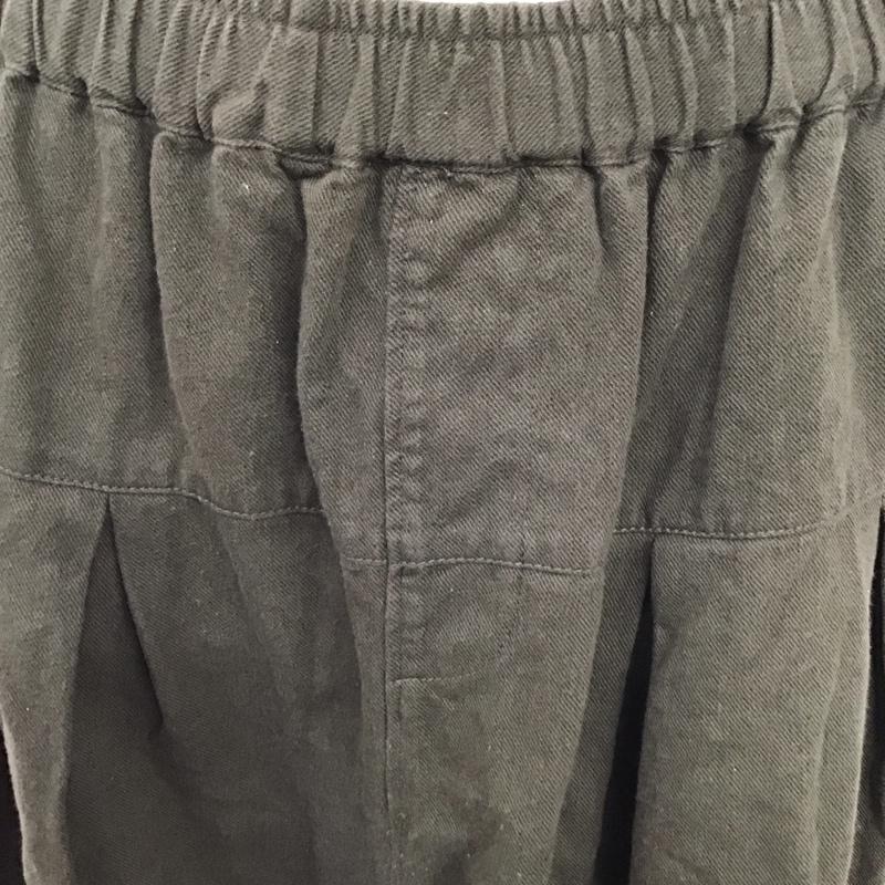 スタディオクリップ studio CLIP パンツ サルエルパンツ M 無地 カーキ / カーキ /  レディース USED 古着 中古 10119862