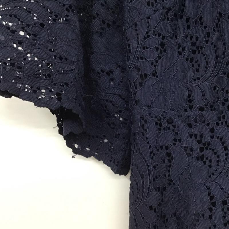 ザラ ZARA ワンピース ミニスカート XS 無地 紺 / ネイビー /  レディース USED 古着 中古 10148431