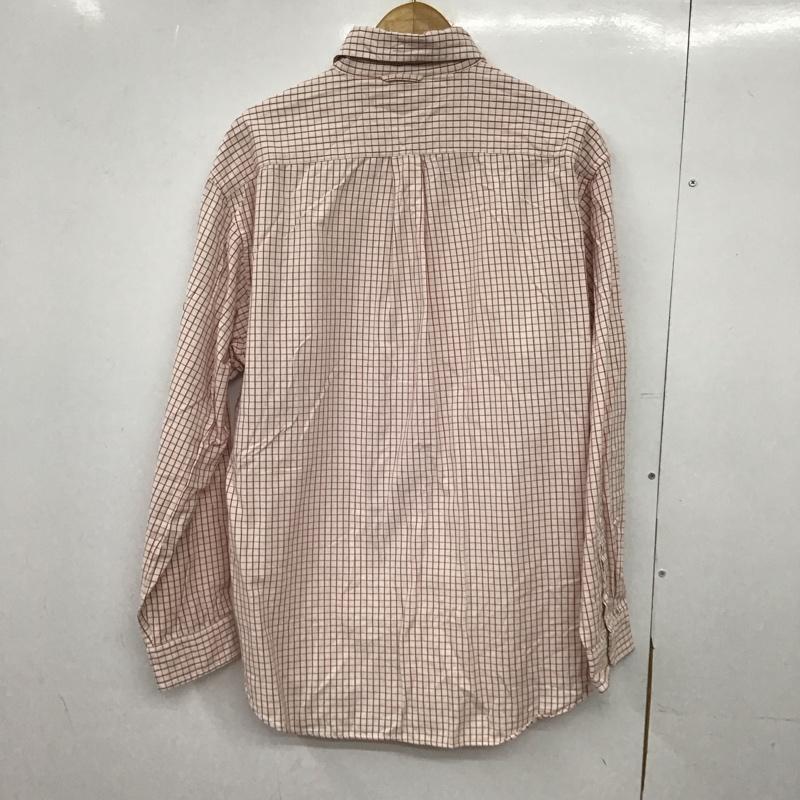 トミーヒルフィガー TOMMY HILFIGER シャツ、ブラウス 長袖 長袖シャツ チェックシャツ カラーシャツ ボタンダウンシャツ M チェック 白 / ホワイト / X 赤 / レッド /  メンズ USED 古着 中古 10148097