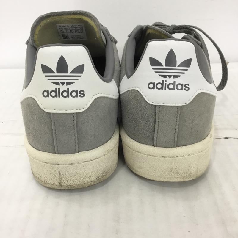 アディダス adidas スニーカー スニーカー BZ0085 CAMPUS 25.5cm 25.5cm ロゴ、文字 灰 / グレー / X 白 / ホワイト /  メンズ USED 古着 中古 10123630