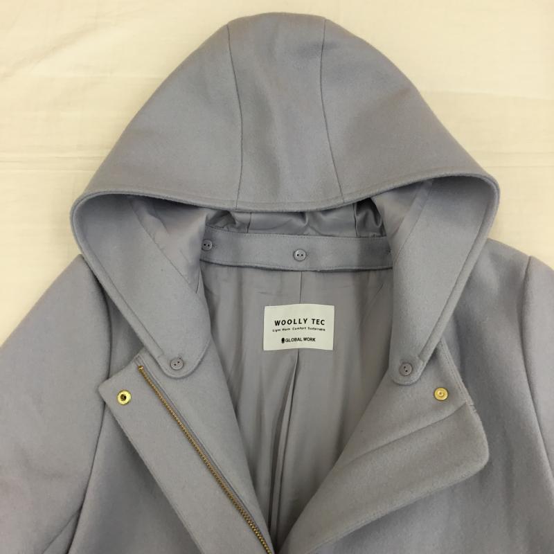 グローバルワーク GLOBAL WORK コート コート一般 GW720503AD L 無地 水色 / ライトブルー /  レディース USED 古着 中古 10142545