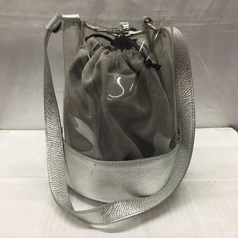 セオリーリュクス theory luxe ショルダーバッグ ショルダーバッグ バケツバッグ クリア 無地 銀 / シルバー / X 透明 / クリア /  レディース USED 古着 中古 10116970