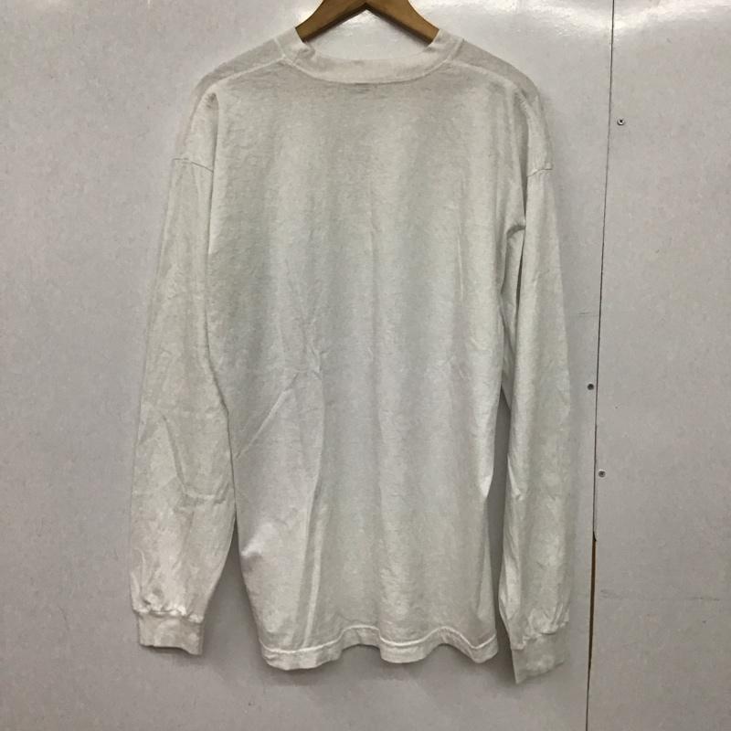 ロサンゼルスアパレル LOS ANGELES APPAREL カットソー 長袖 長袖カットソー 無地カットソー クルーネック XL 無地 白 / ホワイト /  メンズ USED 古着 中古 10149959