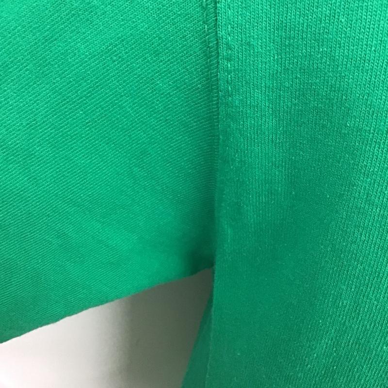 チャンピオン Champion Tシャツ 半袖 半袖カットソー プリントTシャツ クルーネックカットソー L ロゴ、文字 緑 / グリーン /  メンズ USED 古着 中古 10126194